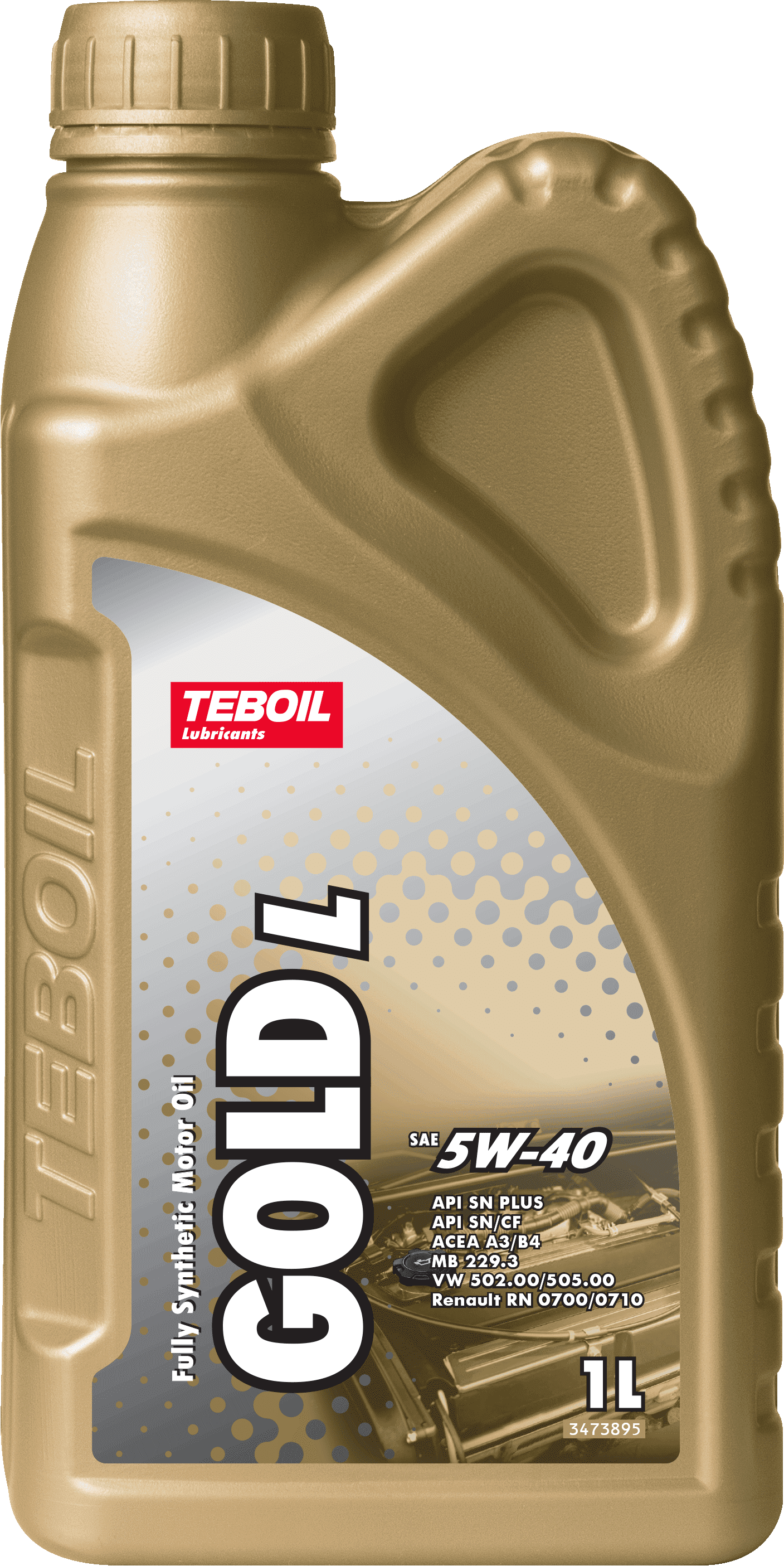 Масло моторное Teboil Gold L, 5w40, 1л