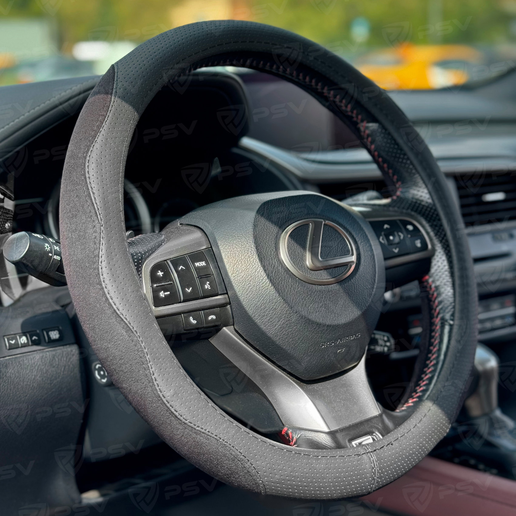 Оплетка PSV "Alcantara Fiber", черная, M