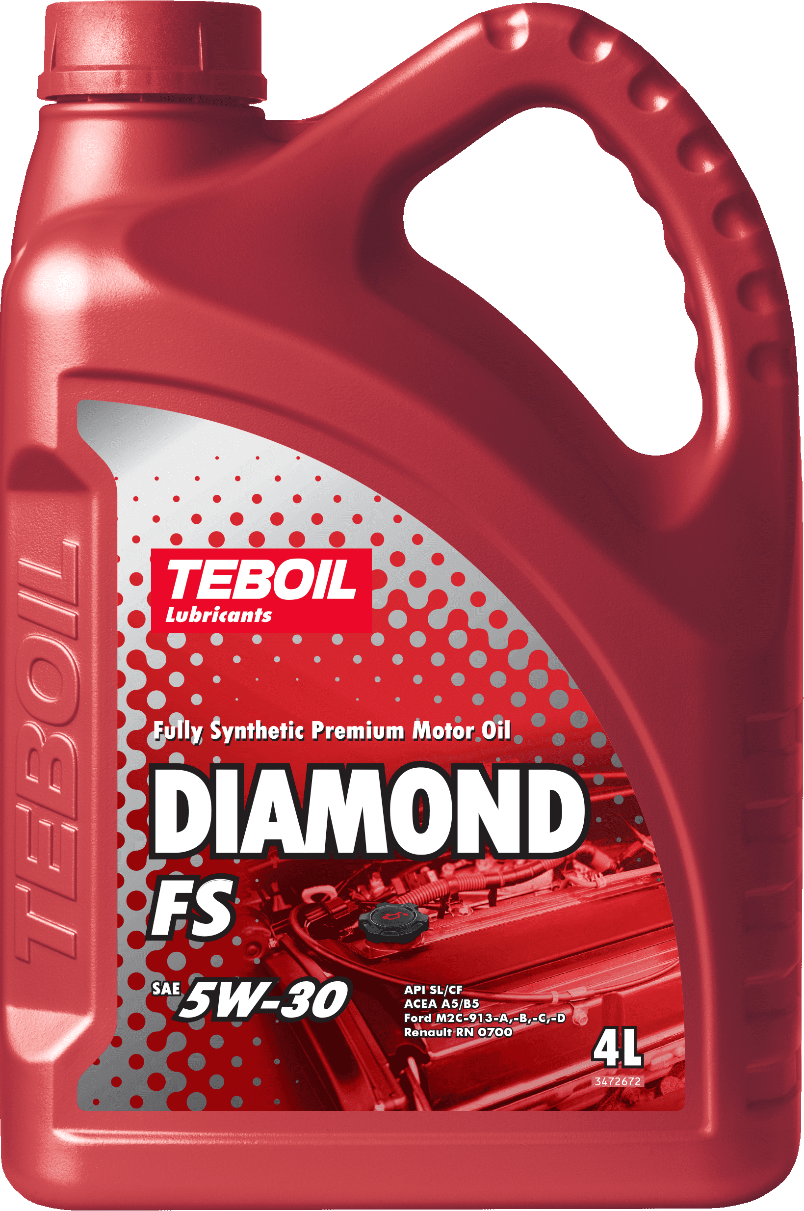 Масло моторное Teboil Diamond FS, 5W30, 4л