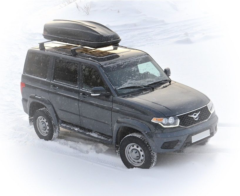 Бокс на крышу аэродинамический "Turino Sport" 510 л., черный, 210х80х45 см.