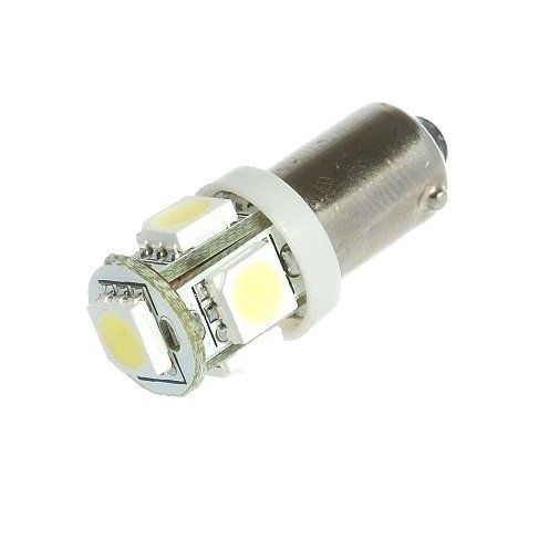 Светодиод T4W, 5SMD, 5W, цокольный, белый