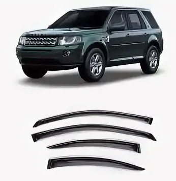 Ветровики Land Rover Freelander II "CobraTuning", 2007-