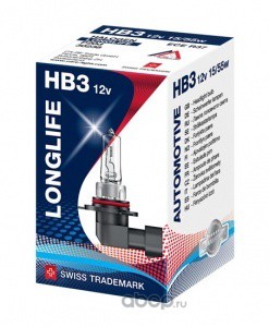 Автолампа HB3 "Ca-Re" Long Life, 12V, 60W, 2700K