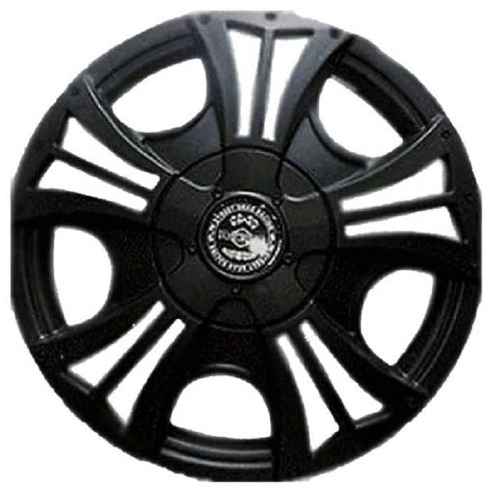 Колпаки R14 "Бумер" черный глянец
