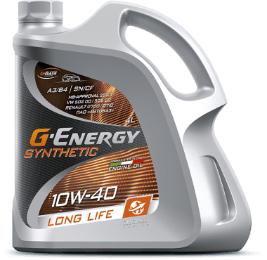 Масло моторное G-Energy Synthetic Long Life, 10w40, 4 л.