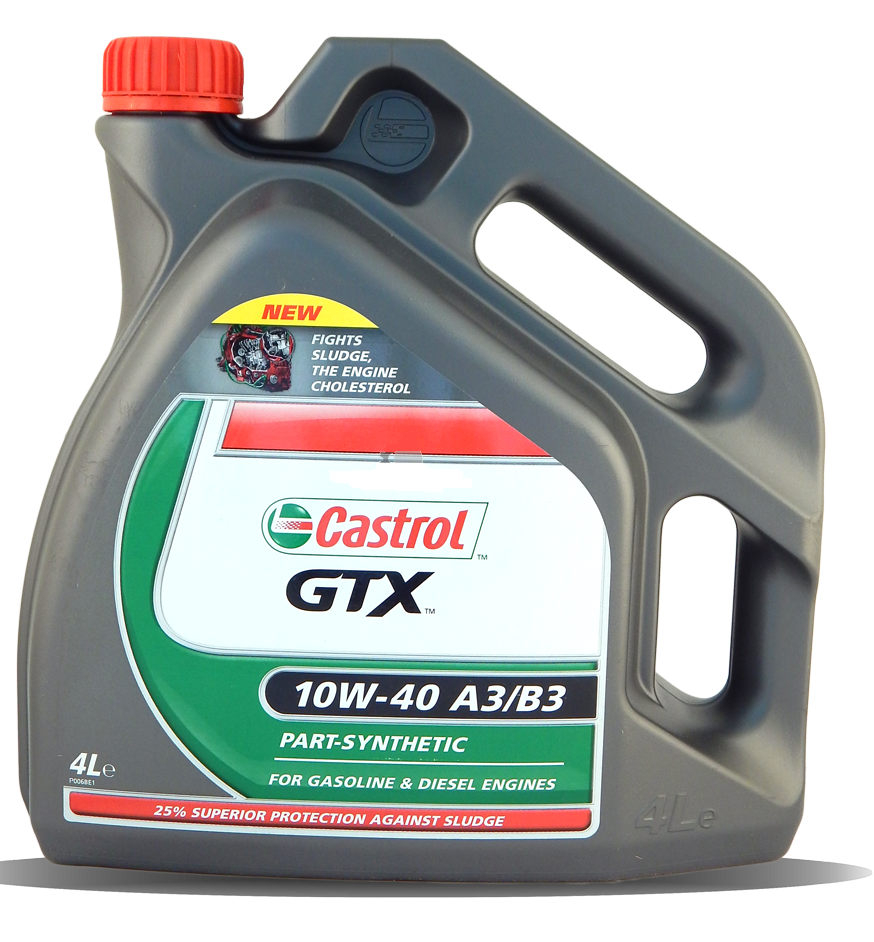 Масло моторное Castrol Magnatec А3/В4, 10W40, Dualock, полусинтетика, 4л