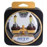 Автолампы H11 "MTF" Aurum, 12V, 55W, 3000K