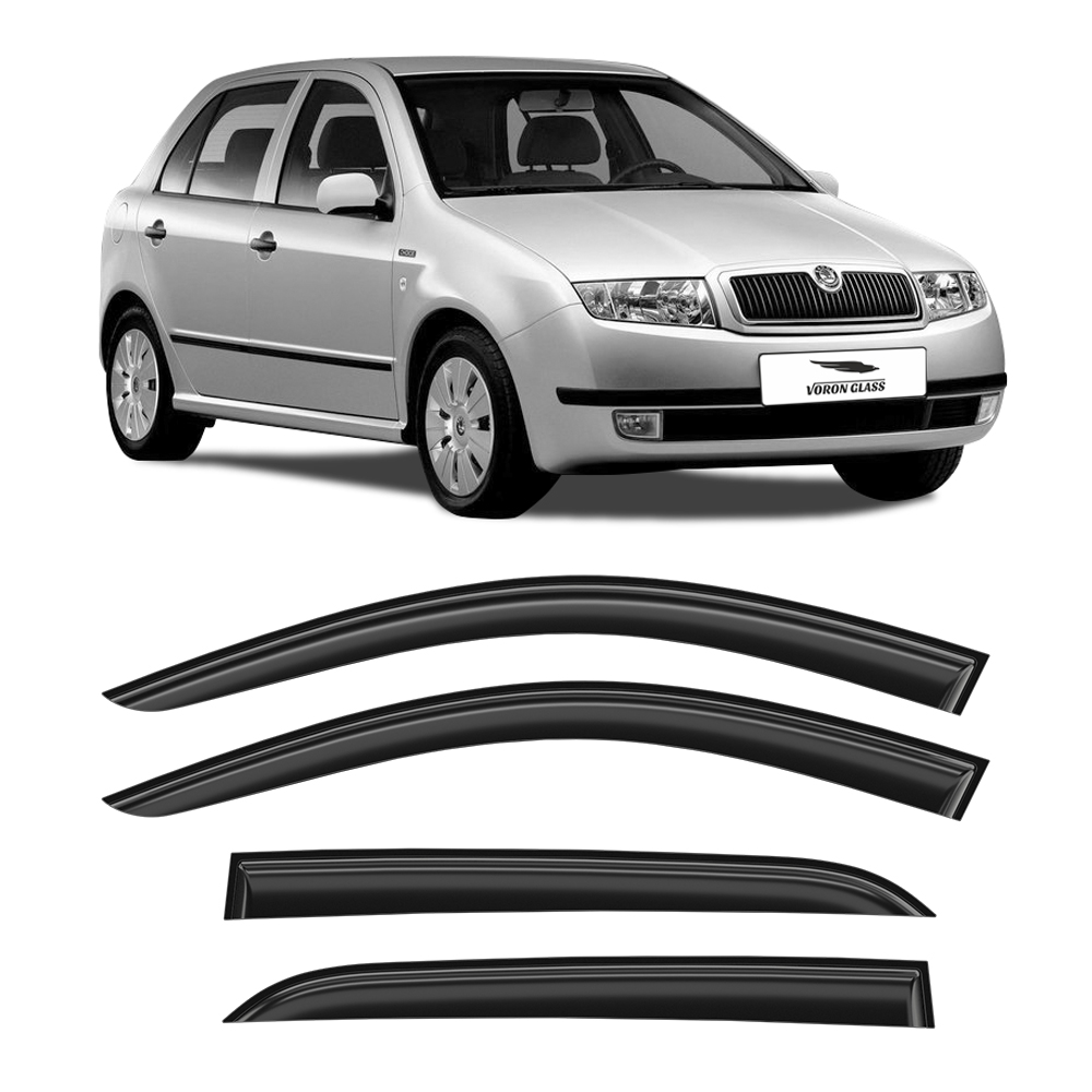 Ветровики Skoda Octavia A5 "Voron Glass Samurai", 2004-2012