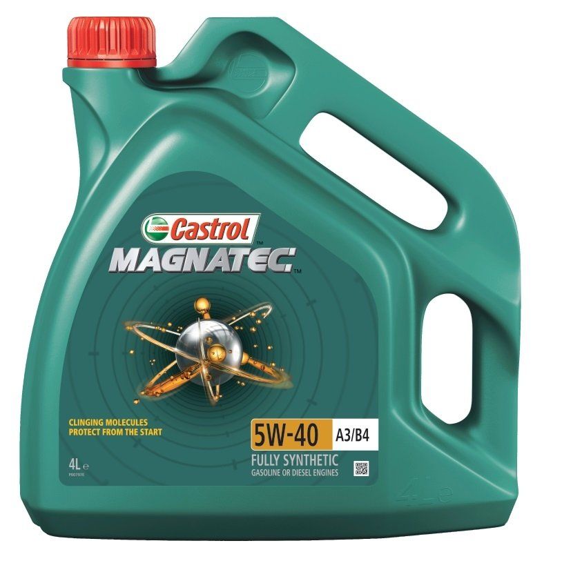 Масло моторное Castrol Magnatec А3/В4, 5W40, Dualock, синтетика, 4л