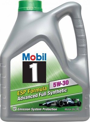 Масло моторное Mobil 1 ESP, 5w30, синтетика 4л