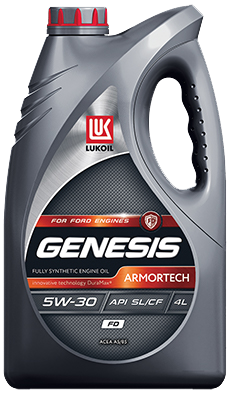 Масло моторное Лукойл-Genesis Armortech FD 5w30, A5B5, SL/CF, синтетика, 4л.
