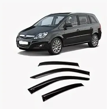 Ветровики Opel Zafira "C" "CobraTuning", 2011-