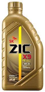 Масло моторное Zic X9 FE, 5W30, синтетика, 1л