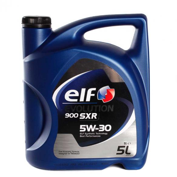 Масло моторное Elf Evolution SXR, 5W30, синтетика, 5л