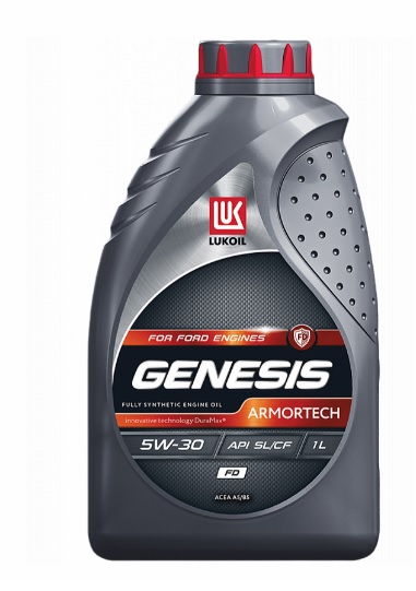 Масло моторное Лукойл-Genesis Armortech FD 5w30, A5B5, SL/CF, синтетика, 1л.