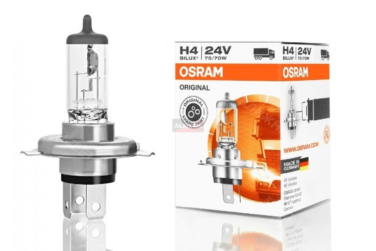 Автолампа H4 "Osram", Original, 24V, 70W