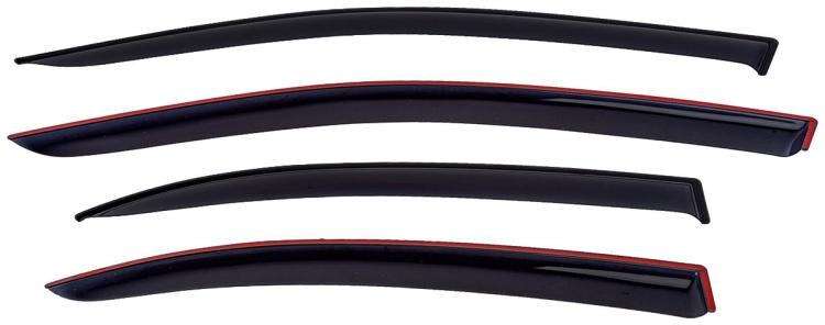 Ветровики Chevrolet Aveo SD "Voron Glass", 2006-2010