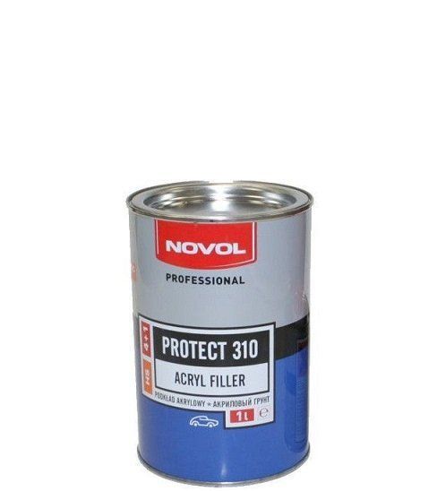 Грунт "Novol" 310 PROTECT HS 4+1, черный, без отвердителя H5520 0,25л, 1л