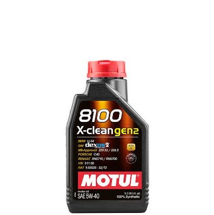 Масло моторное Motul 8100 X-Clean GEN2, 5W40, 1л