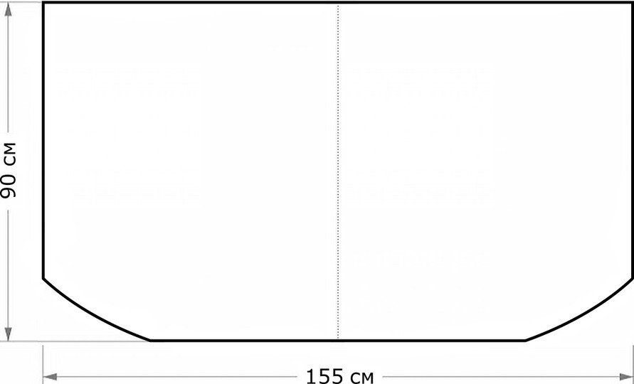 Утеплитель для двигателя "Автотепло", №11 (155х90), огнестойкий