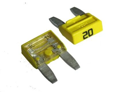 Предохранитель мини, 20А, желтый 