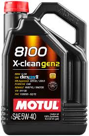 Масло моторное Motul 8100 X-Clean GEN2, 5W40, 5л