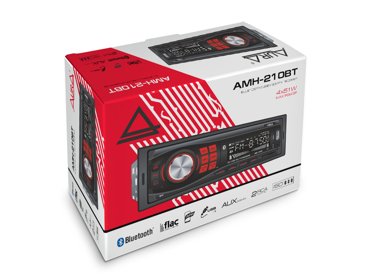 Магнитола "Aura" AMH-210BT