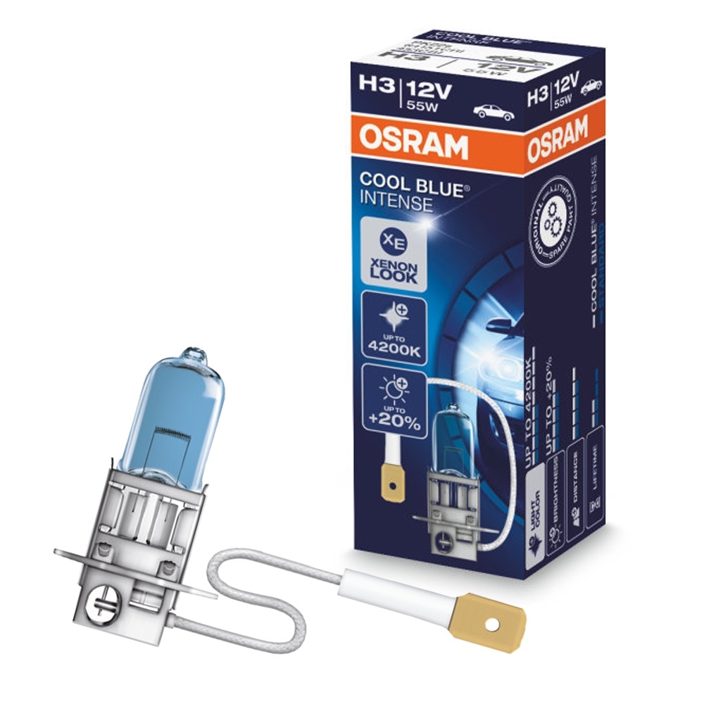 Автолампа H3 "Osram", Cool Blue, +20%, 12V, 55W,4200К