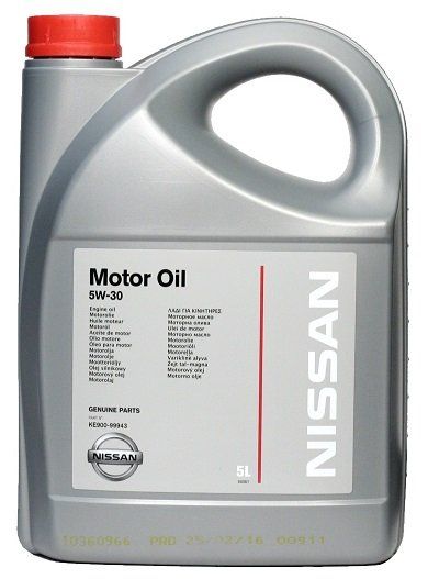 Масло моторное Nissan 5W-30, 5л