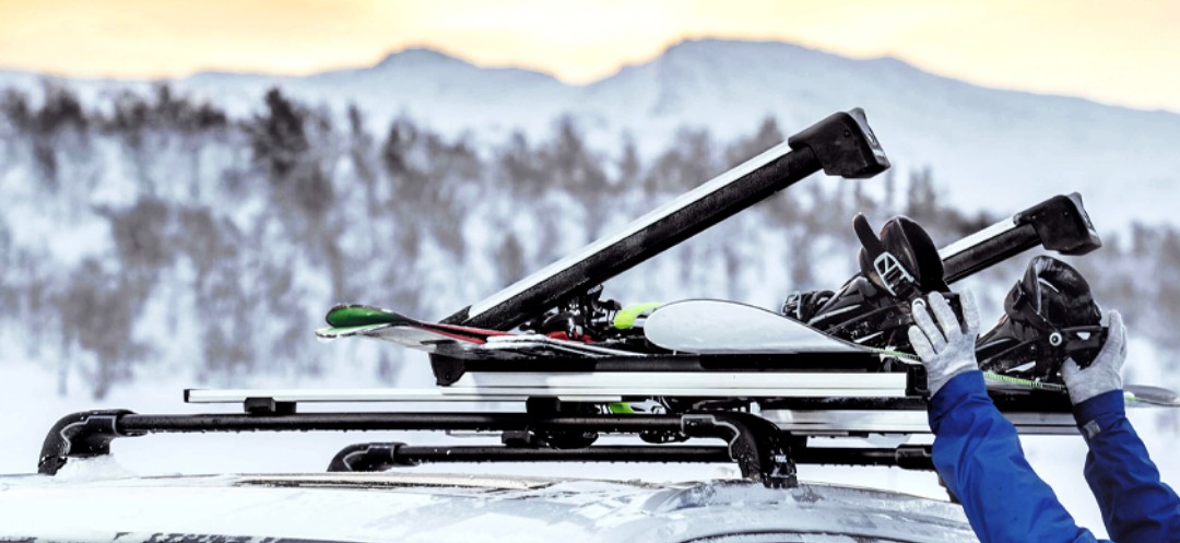 Легкий способ перевозки лыж и сноубордов