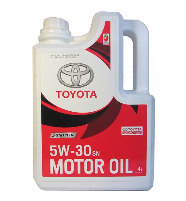 Масло моторное Toyota 5W30 SN 4 л., синтетическое