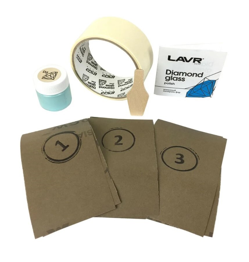 Полироль для фар "Лавр", алмазный, 20мл.