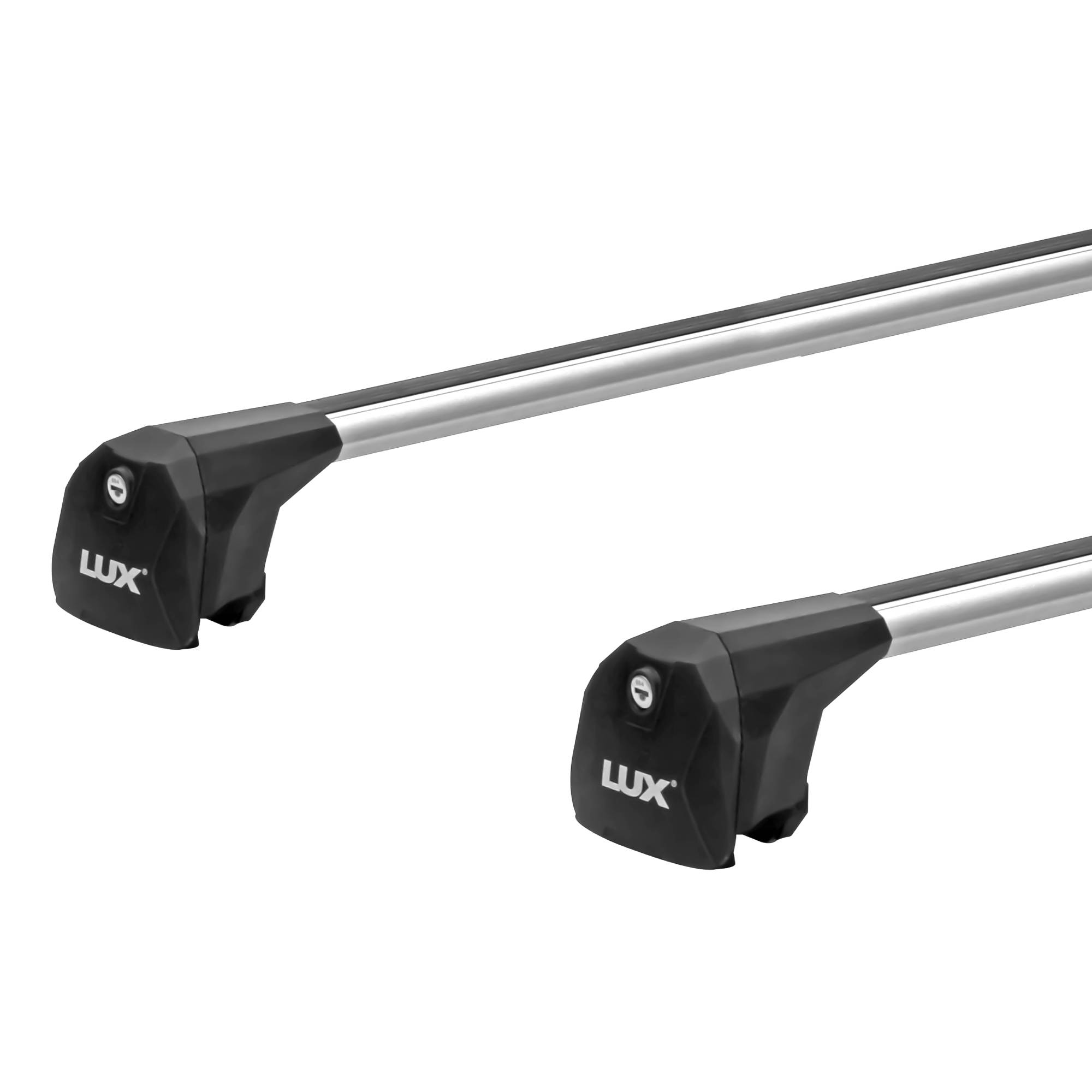 Багажная система "LUX" SCOUT, для а/м с интег. рейлингами, дуги 110 мм, серебр.