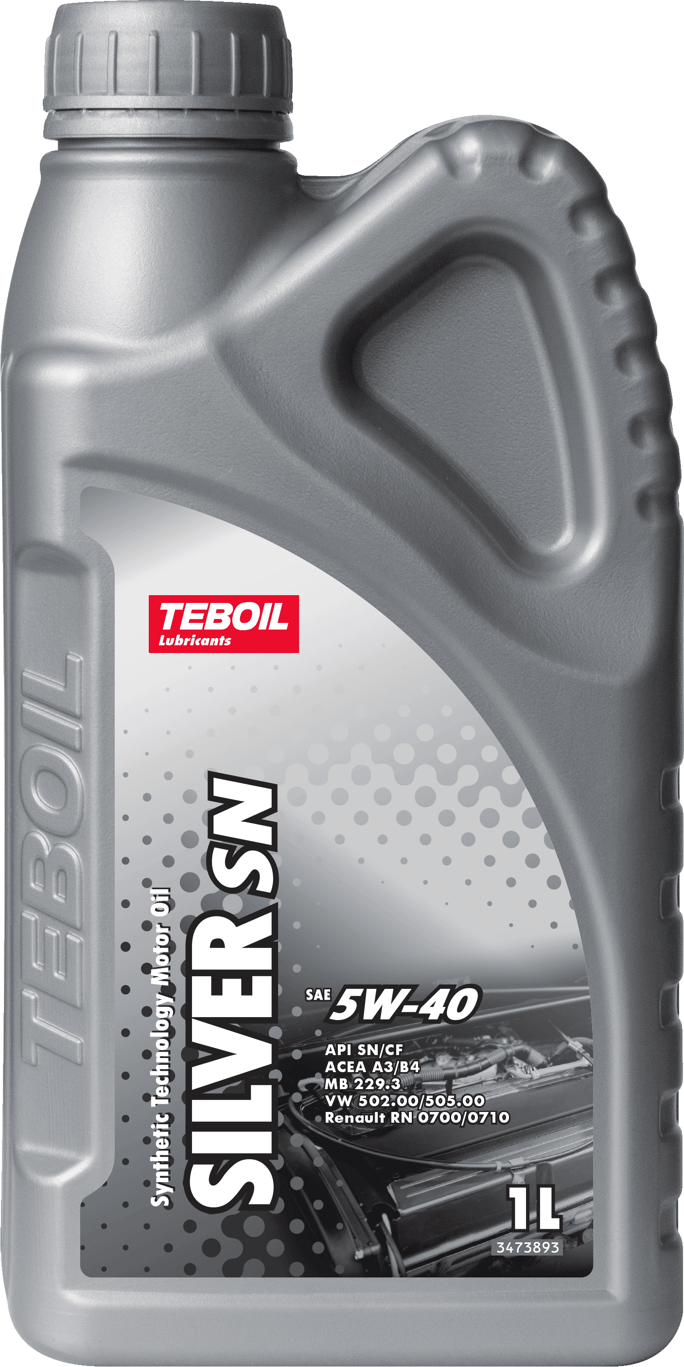 Масло моторное Teboil Silver SN, 5w40, 1л