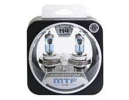 Автолампы H4 "MTF" Argentum, +80%, 12V, 55W, 4000K