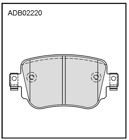 Колодки тормозные Audi A1 с 15г.,Scoda Octavia с 13г.,VW Golf с 14.,Passat с12 "Allied Nippon" задн.