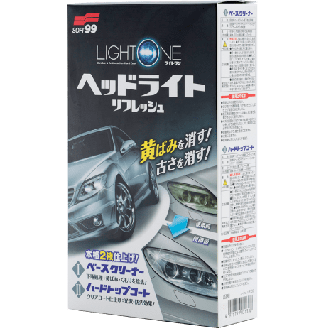 Покрытие для фар и прозр. пластика "Soft99" Light One, 50+8мл