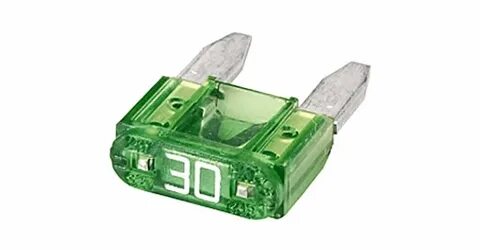 Предохранитель мини, 30А, зеленый.