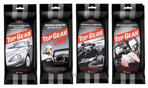 Салфетки влажные для кожи "Top Gear"