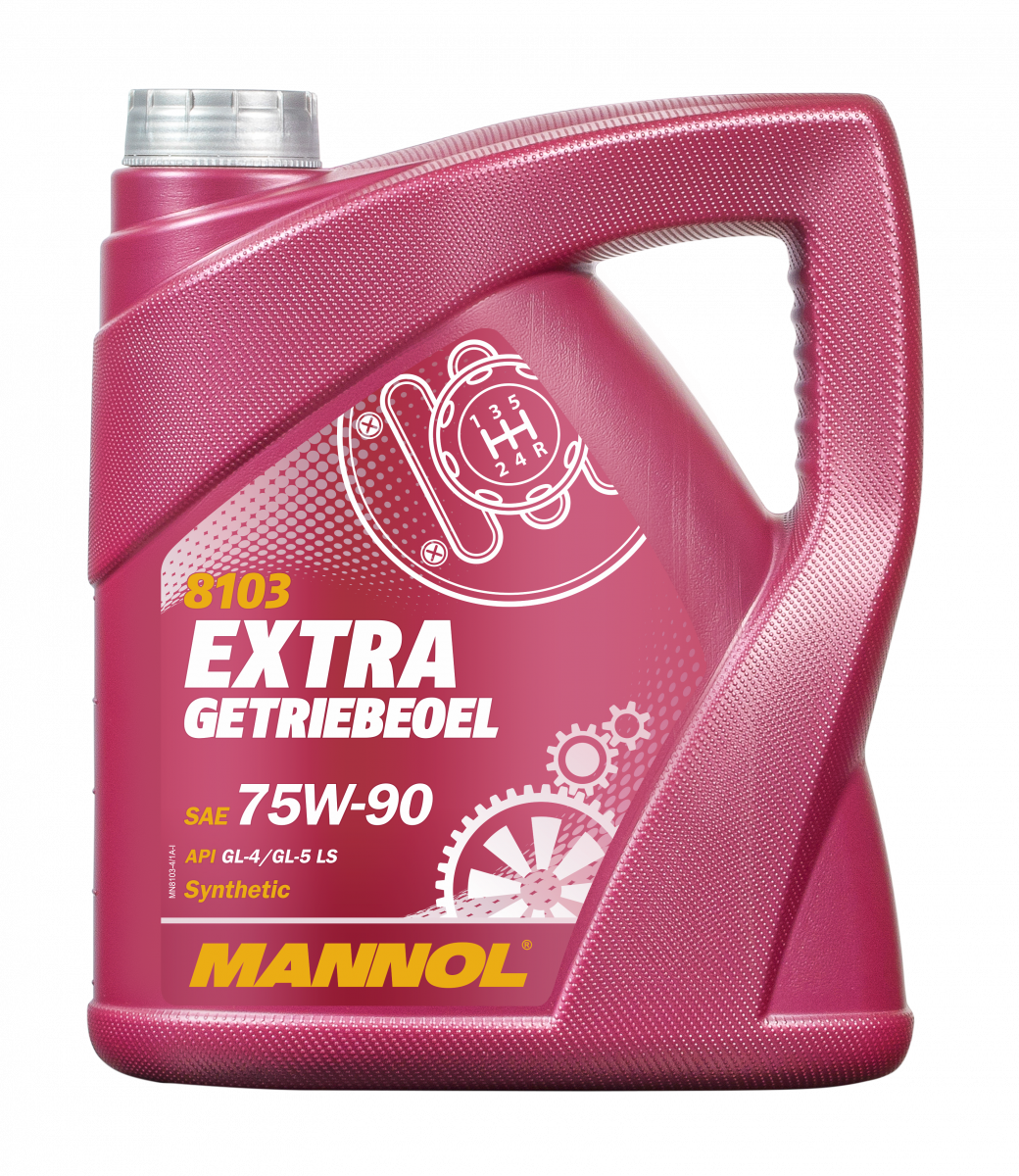 Масло трансмиссионное Mannol Extra Getriebeoel, 75w90, GL4/GL5, LS, 4л