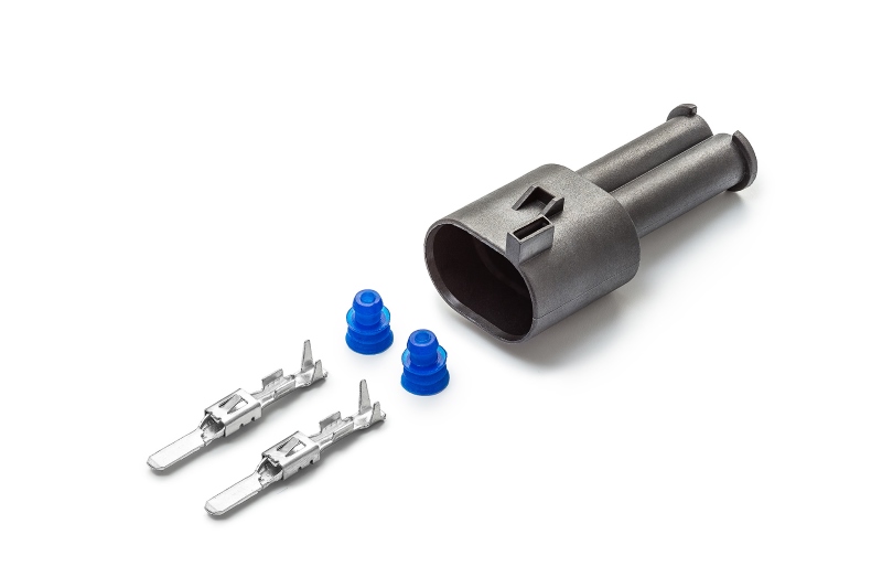 Разъем 357973332 (2pin) 2 контакта заднего датчика ABS для Audi, Seat, Skoda, Volkswagen.