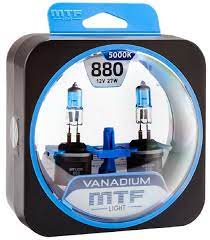 Автолампы H27\1 "MTF" Vanadium, 12V, 27W, 5000K