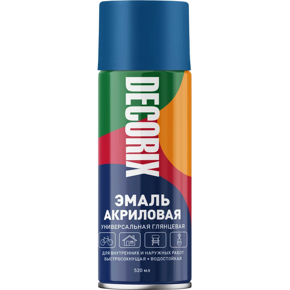 Краска универсальная "Decorix", берлинская глазурь, спрей, 520мл
