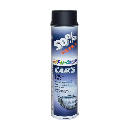 Краска акриловая "Dupli Color", чёрная полуматовая, 0,6л
