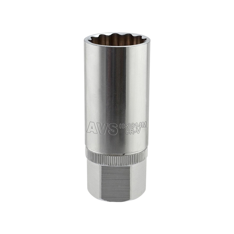 Головка свечная 12-гранная AVS, 3/8"(14мм), магнитная, HS3814M