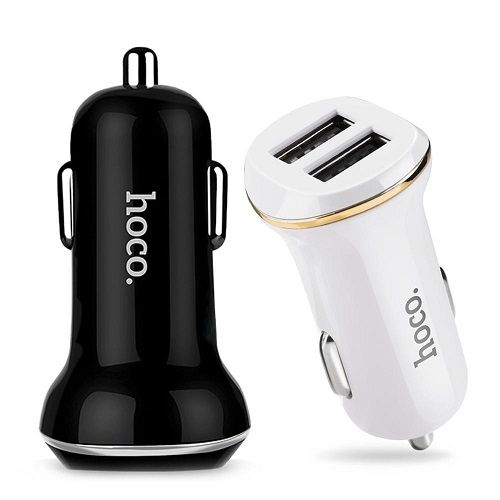 Зарядное устройство для 2 USB "Hoco", автомобильное, 2,1А