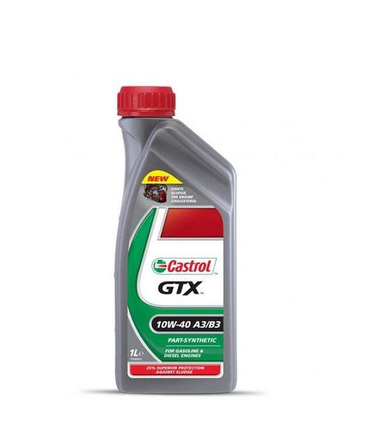 Масло моторное Castrol GTX, 10W40, п/с, 1л