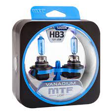 Автолампы HB3 "MTF" Vanadium, 12V, 65W, 5000K