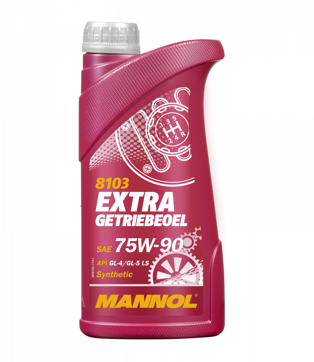 Масло трансмиссионное Mannol Extra Getriebeoel, 75w90, GL4/GL5, LS, 1л