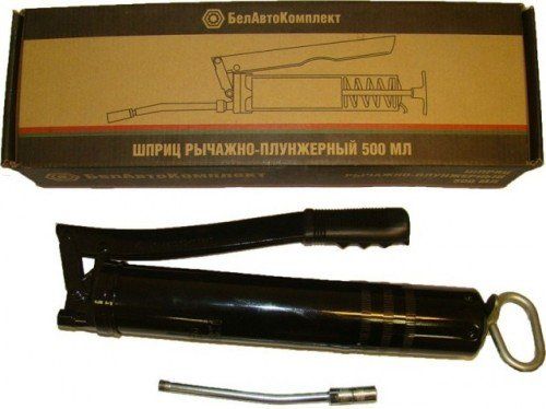 Шприц рычажно-плунжерный "БелАК", 500мл